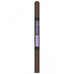 Crayon &agrave; Sourcils - Maybelline New York - N&deg;04 Marron Fonc&eacute; - Duo Crayon + Poudre - Tenue Longue Dur&eacute;e