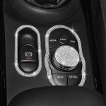 Car Center Multimedia Electronic handbrake P Button Trim Frame Cover For BMW MINI Cooper Clubman Countryman F54 F55 F56 F60 Option 1