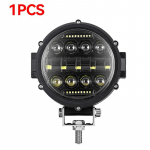 7-tolline 150W &uuml;mmargune prožektoriga valgusti, kaugtuli/l&auml;hituli, p&auml;evatuled, LED t&ouml;&ouml;-s&otilde;idutuli veoautole, Jeepile, maasturile, UTV-le, ATV-le, udutuli LED 7inch-1PC