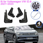 for Volkswagen VW ID.6 ~2023 2022 Mudguards Anti-splash Upgrade Front Rear Wheel Fender Mudflaps Car Stying 4Pcs