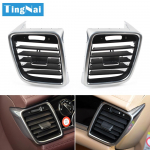 Auto armatuurlaud eesmine vasak parem kliimaseade AC ventilatsiooniv&otilde;re &otilde;huventilatsiooni v&auml;ljalaskepaneel Porsche Panamera 2010-2016 jaoks Central Slider 1PC