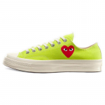 CDG Play x Converse 1970ndate Chuck Taylor All Star Madal Madala s&auml;&auml;rega Espadrillid Unisex Roheline 41.5