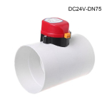DC 12V 24V mootoriga &otilde;huklapp HVAC register ventilatsioonis&uuml;steemile AC 24V 1