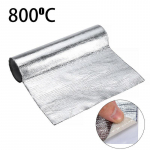 25x50cm Car Heat Protection Film auto Heat Shield ulation Hood Sound Deadener Protective Film Mat Car Accessories