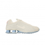Nike Shox R4 SE Kahvatu elevandiluu Kaunistatud Swoosh Naiste tossud Kreemjas Hele-Orewood-Brown Celestine-Blue IH3572-110 38.5