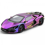 1/24 Lamborghini Revuelto Galvaanilise Kattega Pihustatud Sulamist Mudel Spord auto, Peen Laua Kaunistus, Parim Kogu Autode Mudelite Huvilistele lilla