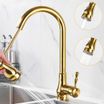 360&deg; Rotatable Kitchen Faucet Single Handle Modes High Faucets for Hotel restaurant house Gourd Shape
