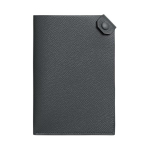Hermes Tarmac Pallaadiumiga kaetud kl&otilde;psuga Epsom-nahast passihoidja V&auml;ike meeste passihoidja Gris-Misty H057946CKH0 Misty Gray