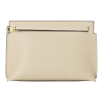 Loewe Repeat T Seeria Strapless Reljeefne Sile Vasikanahast Sidur Mini Naiste Sidur Hele-Kaer C499M38X01-2461 Basic Set (Bag+Dust Bag)