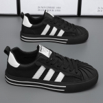 Uued suured paksude tallaga k&otilde;rgendatud vabaajajalatsid, kerged ja mugavad, v&otilde;rkkattega, hingavad ja kulumiskindlad spordijalatsid 39 standard sneaker size must