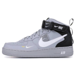 Nike Air Force 1 Mid Utility Wolf Grey Black 804609-006 42 gray