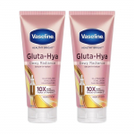 Vaseline Gluta Hya Dewy Radiance kreem 200 ml x 2 tk pakendis S&auml;ra andev n&auml;o- ja kehaniisutaja Kerge s&auml;ra andev hooldus
