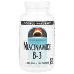 Source Naturals, Niacinamiid B-3, 1500 mg, 100 tabletti