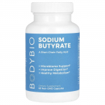 BodyBio, naatriumbut&uuml;raat, mitte-GMO, 60 kapslit