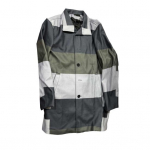 Meeste villane mantel rev, pikkade varrukatega ruuduline prindiga &uuml;herealine suletav pealisriided keskmise pikkusega disainiga pidulik mantel XL