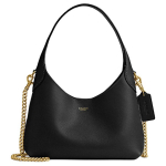 Coach Brooklyn 23 Logo Magnetiline Sulgemine Nahast T&otilde;mblukuga Kotikott &Otilde;lakott Keskmine Naiste k&auml;ekotid Must CW614-B4BK Basic Set (Bag+Dust Bag)