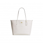 Coach City 33 Klassikaline logoga kandekott Naiste kandekott Kriidivalge CV976-IMXU5 Basic Set (Bag+Dust Bag)