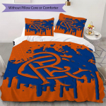 Rangers F.C Muster Voodipesu tekkikomplekt Tekikate Padjap&uuml;&uuml;r Kodu Kaunistus S&uuml;nnip&auml;evakingitus (1 * tekikott + 2 * padjap&uuml;&uuml;r ilma t&auml;idiseta)126 135x200cm