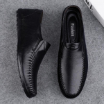 K&otilde;rgetasemeline k&auml;sitsi valmistatud ehtsast nahast meeste kingad Itaalia luksusbr&auml;ndi Loaferid Meeste kerged vabaajaketsid K&auml;sitsi valmistatud libisemiskindlad s&otilde;idukingad 47 must