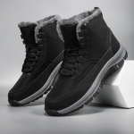 Uued talvised &uuml;limenelikud soojad lumesaapad veekindlate tossude jaoks Nahast meeste saapad V&auml;litingimustes kasutatavad meeste matkasaapad T&ouml;&ouml;saapad Suurus 39-48 39 must