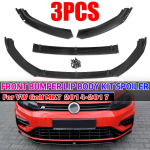 L&auml;ikiv must auto esistange splitter huulespoiler kerekomplekt p&otilde;rkeraua difuusor VW Golf MK7 2014-2017 p&otilde;rkeraua huulespoiler spain
