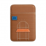 Hermes Magsafe 7 Mustriga Swift Vasikanahast Kaardihoidja Unisex Kaardihoidja Kuldne Prantsuse-Sinine Oranž H0002781VAO Box Included
