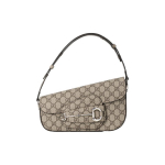 Gucci Horsebit 1955 &Otilde;lakott Beež GG Supreme L&otilde;uend H&otilde;bedane Riistvara K&auml;ekott Naistele Igap&auml;evaseks T&ouml;&ouml;le S&otilde;itmiseks Peo Kingitus 764155-KGD0N-9742 Basic Set (Bag+Dust Bag)