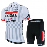 Soudal Quick Step 2025 Jalgrattas&auml;rk Meeste Komplekt Suvine L&uuml;hikeste Varrukatega Jalgrattariided V&auml;litingimustes MTB Maanteeratta S&auml;rk Kiiresti Kuivav Asian size-S
