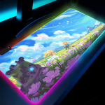 The L-LegendS of ZeldaES Hiirepadi M&auml;ngimine LED 700x300 Hiirematt Hiirematid Laua videom&auml;ngu Padjad PC Lauapadi RGB Klaviatuurimatt XXL RGB600x300x3mm
