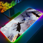 Assassins Creed P&auml;rlmutterhiirematt M&auml;nguri RGB-hiirematt Taustvalgustusega klaviatuur M&auml;nguri t&uuml;druk XXL-s&uuml;learvuti matt Lauamatid Lauaplaat RGB600x300x3mm