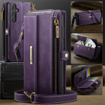 CaseMe Lanyard Nahast T&otilde;mblukuga Rahakott Kaardi Telefoni&uuml;mbris Samsung Galaxy S26 Ultra S25 FE S24 Plus S23 S22 S21 A17 A16 A56 jaoks Kate (Samsung S26 Ultra)