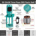 Jundingying DB-12A 40W 3-faasiline masinat&ouml;&ouml;riista jahutusvedeliku pump