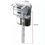Uus rippuv filter akvaariumidele, minifilter, USB, 2,5 W, 250 l/h Sobib alla 30 cm akvaariumidele