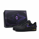 Nike Air Force 1 Madalad Rula Kingad Unisex Must Lilla Kollane CW2288-001(Team454--BOX) 40.5