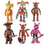 Kvaliteetne 6 tk Kvaliteetne Fnaf Kvaliteetsed kujukesed Kvaliteetne Freddy Kvaliteetne Bonnie Kvaliteetne Foxy Kvaliteetne Fazbear Kvaliteetne