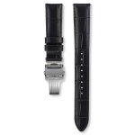 Seiko Kella Asendus Ehtne Veisenahk Krokodillikujuline Pannal Kanna Laius Pannali Laius Nutikas Vahetus [Seiko Kella] Rihm, Osa, Nahk, Reljeefne, L&otilde;igatud &Auml;&auml;rtega, must