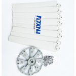 370 mm tuuleturbiini labad horisontaalse tuulegeneraatori jaoks Nailonlabad DIY labad tuulegeneraatori jaoks 370mm