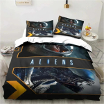 V&otilde;&otilde;ras vs. Predator Predator Filmi Voodipesu Komplekt &Uuml;he Kahekohaline Queen King Suuruses Tekikott T&auml;iskasvanud Poiste Magamistuba Voodikate Luksuslik Kingitus EU single(135x200cm)