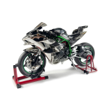 2026 XLG &Uuml;lisuur Uus 1:6 Kawasaki Ninja H2R Superbike - Sulamist mudel s&uuml;&uuml;tel&uuml;litiga ja realistliku suitsuefektiga Kogutav kingitusmudel must