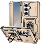 S&otilde;jaline vastupidav 2-&uuml;hes liugkaameraga &uuml;mbris Samsung Galaxy Z Fold 7 6 5 4 jaoks P&otilde;rutuskindel Autokinnitus Magnetr&otilde;ngaga Kaitsekate Galaxy Z Fold4