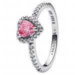 Pandora originaaldisain 925 h&otilde;bedast s&uuml;nteetilise kuupmeetrikirkoniga s&otilde;rmus naistele roosa Roosa 52MM peegliga ehtekarp h&otilde;be