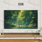 47/48/50/52/55/58/60/65 tolline Teleri Kate Tolmukindel Kate Maastikupildiga Elastne Kodumajapidamise LCD-ekraani Kaitsekate 47-48 inch gray