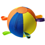 Koerajumbo pall Suur karjatamispall Vastupidav rebenemiskindel t&auml;ispuhutav suur pall k&auml;epidemekatte ja pumbaga m&auml;ngimiseks ja koerte treenimiseks (Multicolor,XS-25cm) mitmev&auml;rviline