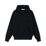Fear of God Essentials Klassikaline kapuutsiga pusa Vintaažmust Meeste pealisr&otilde;ivad 192AS252052F S