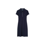 Tommy Hilfiger Ameerika Tennise stiilis Minimalistlik L&uuml;hikeste Varrukatega Polo Kleit Naiste kleit Tumesinine 76J3205-410 S