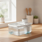 Kasside veeautomaat roostevabast terasest alusega Juhtmeta Automaatne jootur Water Dispenser Wht