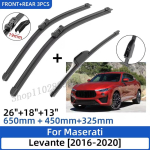 Maserati Levante 2016- jaoks 26 +18 +13 Eesmised Tagumised Kojameeste Labad Tuuleklaasi Tuuleklaasi Akna L&otilde;ikuri Tarvikud must