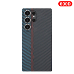 Samsung Galaxy S23 Ultra / S23+ / S23 s&uuml;sinikkatte jaoks Aramidkiud Kevlar-kangas &Otilde;huke k&otilde;va kate Magnetiline Must Slimlight Punane 60 Carbon Fiber&Galaxy S23