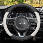 Nahast autojuhtimiskangi kate Kia NIRO HEV ECO Hybrid 2013-2025 jaoks Kate kate kate kate Auto sisekujundus Kia Niro 2025 Tarvikud black