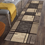 Kaasaegne geomeetriline piklik vaip libisemisvastane pestav pikk k&ouml;&ouml;givaip siseruumide sissep&auml;&auml;su koridori p&otilde;randamat kodukaunistus 60x180cm 24x71inch
